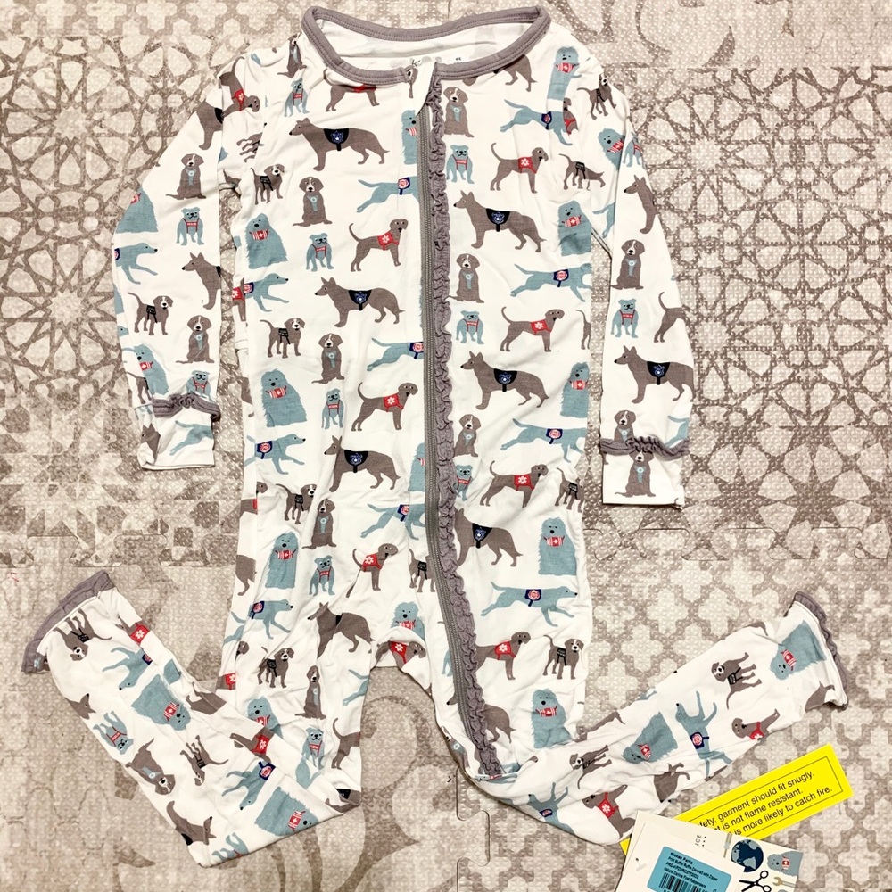 New With Tags Kickee Pants Canine Heroes Coverall